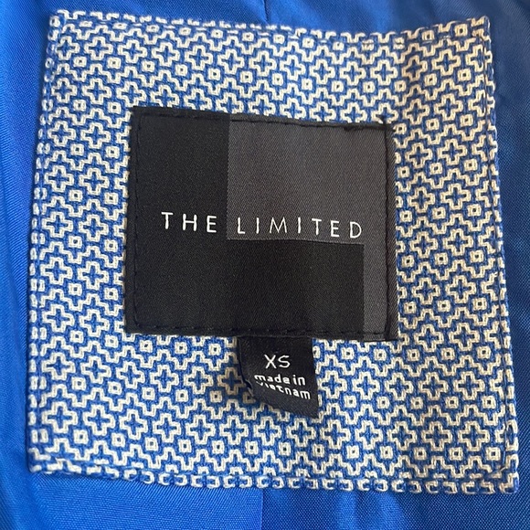 The Limited blue and white blazer - Picture 2 of 5